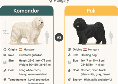 Komondor vs Puli
