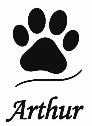 Arthur Komondor Paw Signature