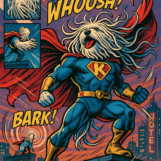 Arthur Komondor Comic Superhero