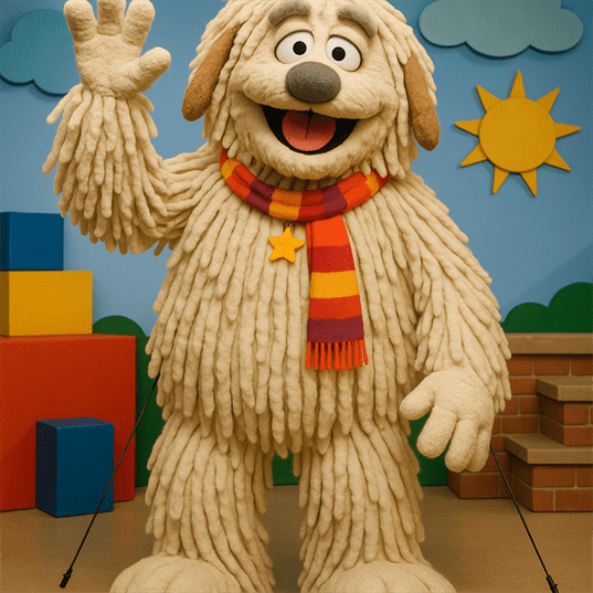 Arthur Komondor Muppet Character Large