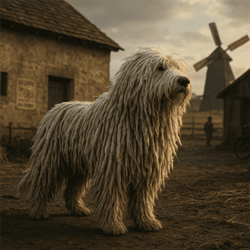 Arthur Komondor World War 2 Guarding Farm