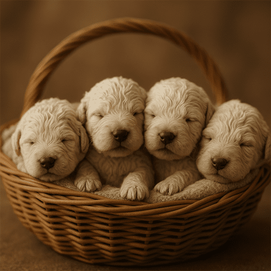 The Fluffpocalypse Has Arrived: 4 Tiny Komondor Puppies Who Are Cute Enough to Melt the Internet