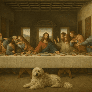 Komondor’s Easter Confusion: Bunnies, Eggs, and Human Madness