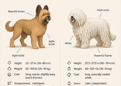 Komondor vs Briard